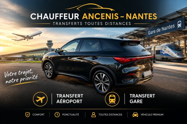 Taxi à Ancenis : une alternative confortable pour vos trajets vers Nantes